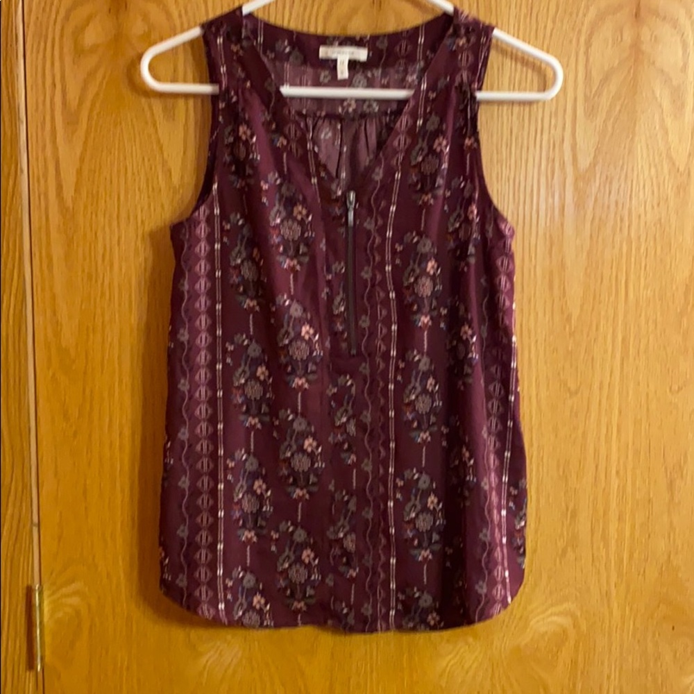 Floral tank top